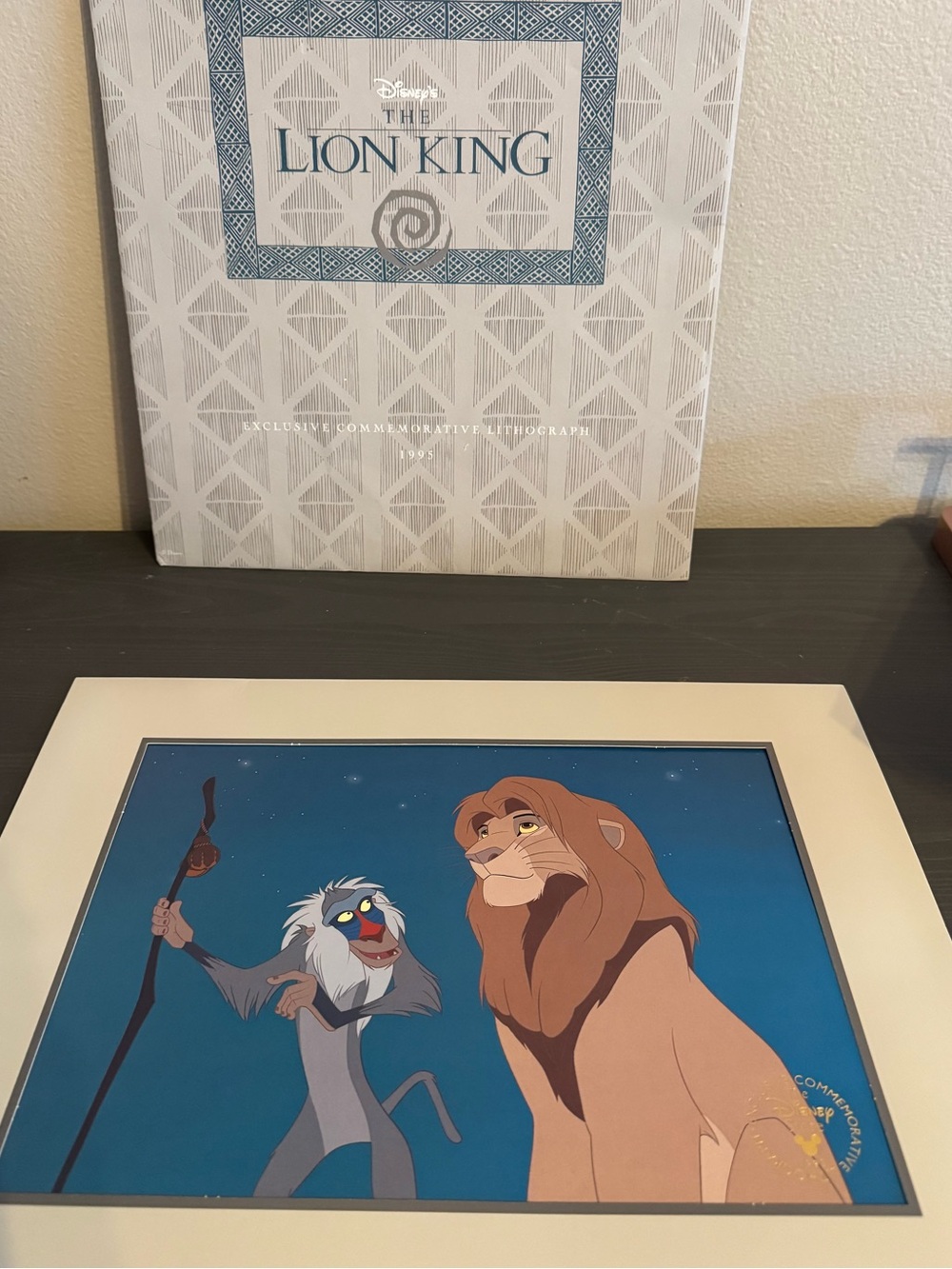 Disney Lion King Vintage Lithograph